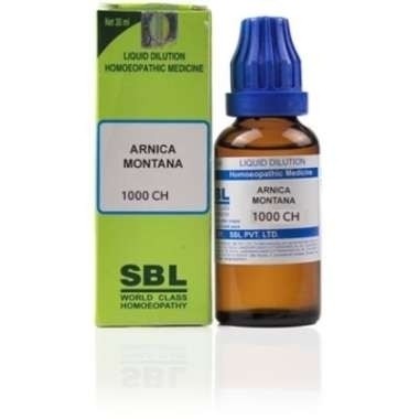 SBL Arnica Montana Dilution 1000CH 30ml SBL Arnica Montana Dilution 1000CH 30ml