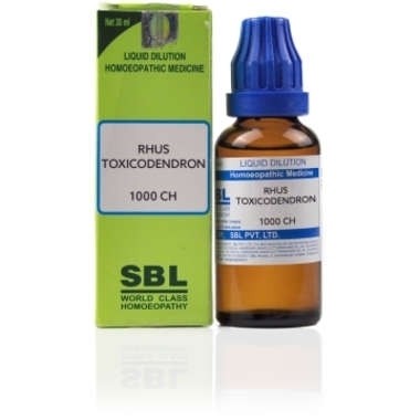 SBL Rhus Toxicodendron Dilution 1000CH 30ml