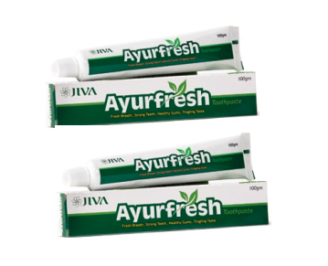Jiva Ayurfresh Toothpaste Pack of 2