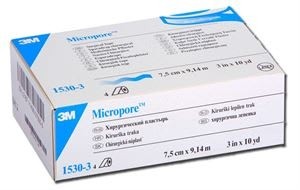 3M 1530-3 Micropore 7.5cm Surgical Tape