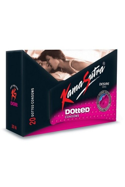 KAMASUTRA DOTTED CONDOMS - 20S