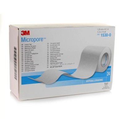 3M 1530-0 Micropore 1.25cm Surgical Tape